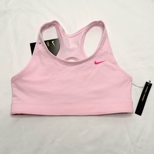 NWT reversible pink Nike sports bra with floral tropical print